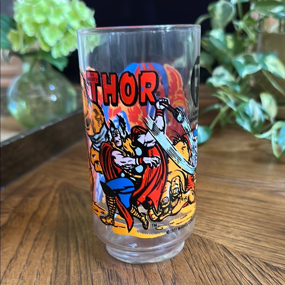 Marvel Thor Action Scene Glass